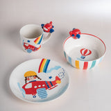 Tea cups & coffee mugs Pilot Handpainted Breakfast Set of 3