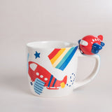Tea cups & coffee mugs Pilot Handpainted Breakfast Set of 3