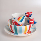 Tea cups & coffee mugs Pilot Handpainted Breakfast Set of 3