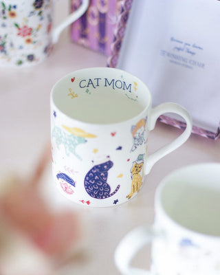 Tea cups & coffee mugs Purrfect Mom Fine China Mug