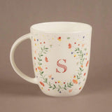 Tea cups & coffee mugs S Butterfly Monogram Mug- A To Z