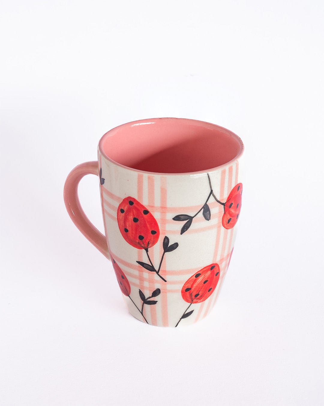 Tea cups & coffee mugs Strawberries Handpainted Ceramic Mug