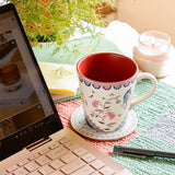 Tea cups & coffee mugs Stripe & Petal Ceramic Mug