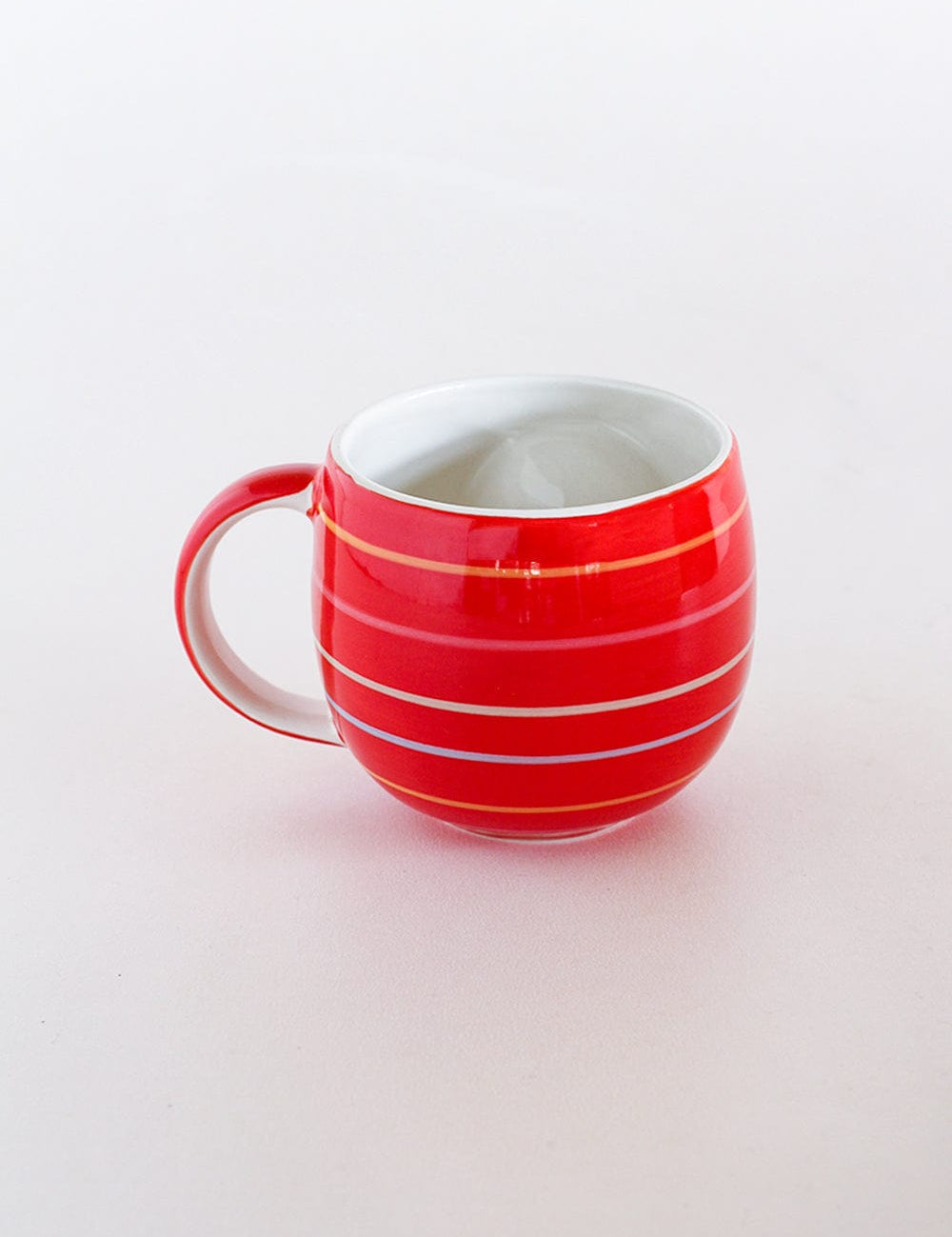 Tea cups & coffee mugs Striped Bunny Handpainted Ceramic Mug