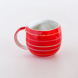 Tea cups & coffee mugs Striped Bunny Handpainted Ceramic Mug