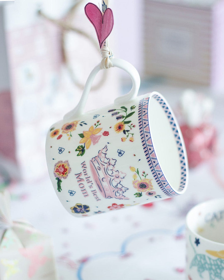 Tea cups & coffee mugs World's Best Mom Fine China Mug