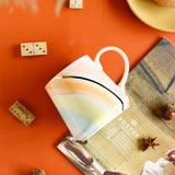 Tea cups & coffee mugs340 Stripes - Serenity Stripes Handpainted Ceramic Mug