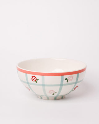 Tea Garden Handpainted Ceramic Bowl 15 cms