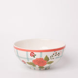 Tea Garden Handpainted Ceramic Bowl 15 cms