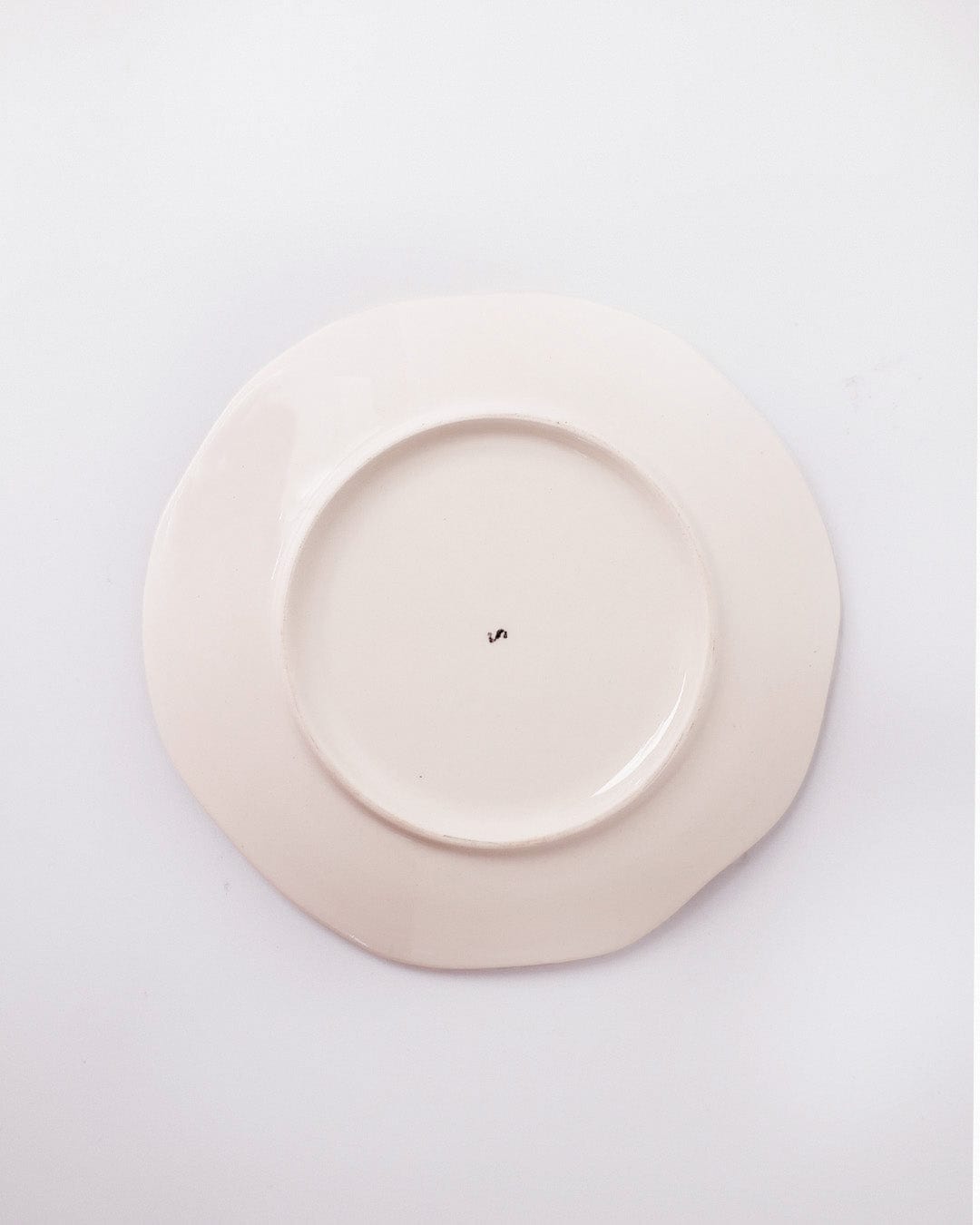 Tea Garden Handpainted Ceramic Snack Plate 16 cms