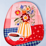 Tea Time Story Metal Wall Plate - L | The Wishing Chair