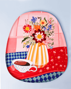 Tea Time Story Metal Wall Plate - L | The Wishing Chair