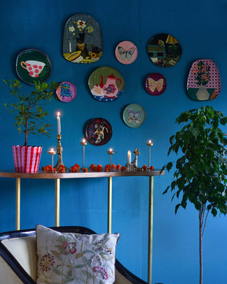 Tea Time Story Metal Wall Plate - M