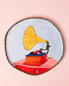 Tea Time Story Metal Wall Plate - S