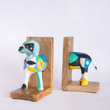  Technicolour Toto Wooden & Paper mache Handpainted Bookends - Technicolour Toto Wooden & Paper mache Handpainted Bookends - The Wishing Chair 