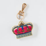  The Crown Hand Embroidered Keychain - The Crown Hand Embroidered Keychain - The Wishing Chair 