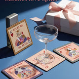 The Royal Hearts Club Metal Coasters & Fridge Magnets