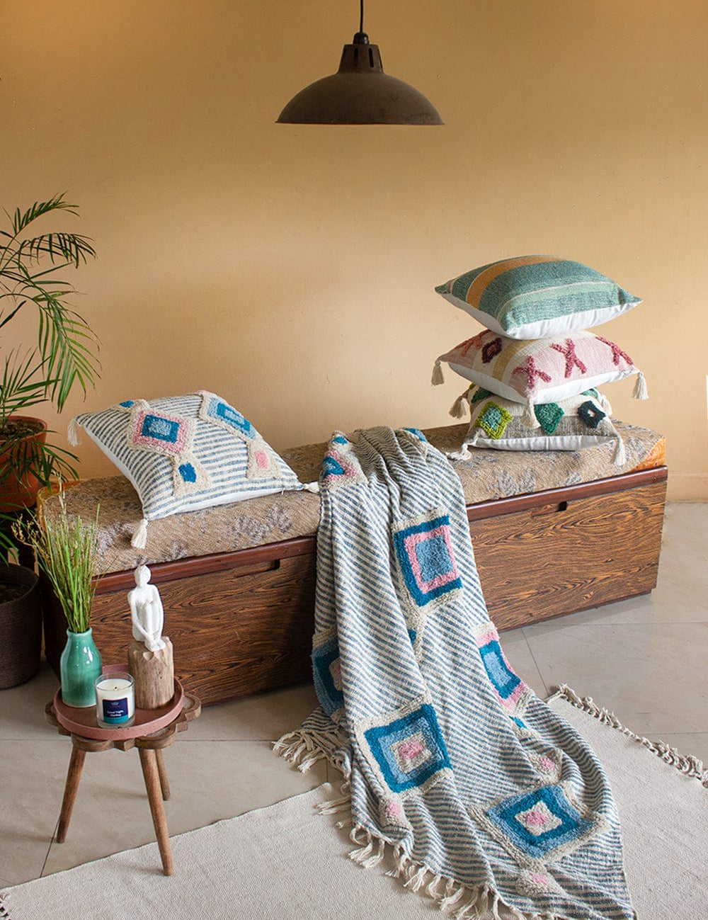 Throw Asra Woven Cotton Throw