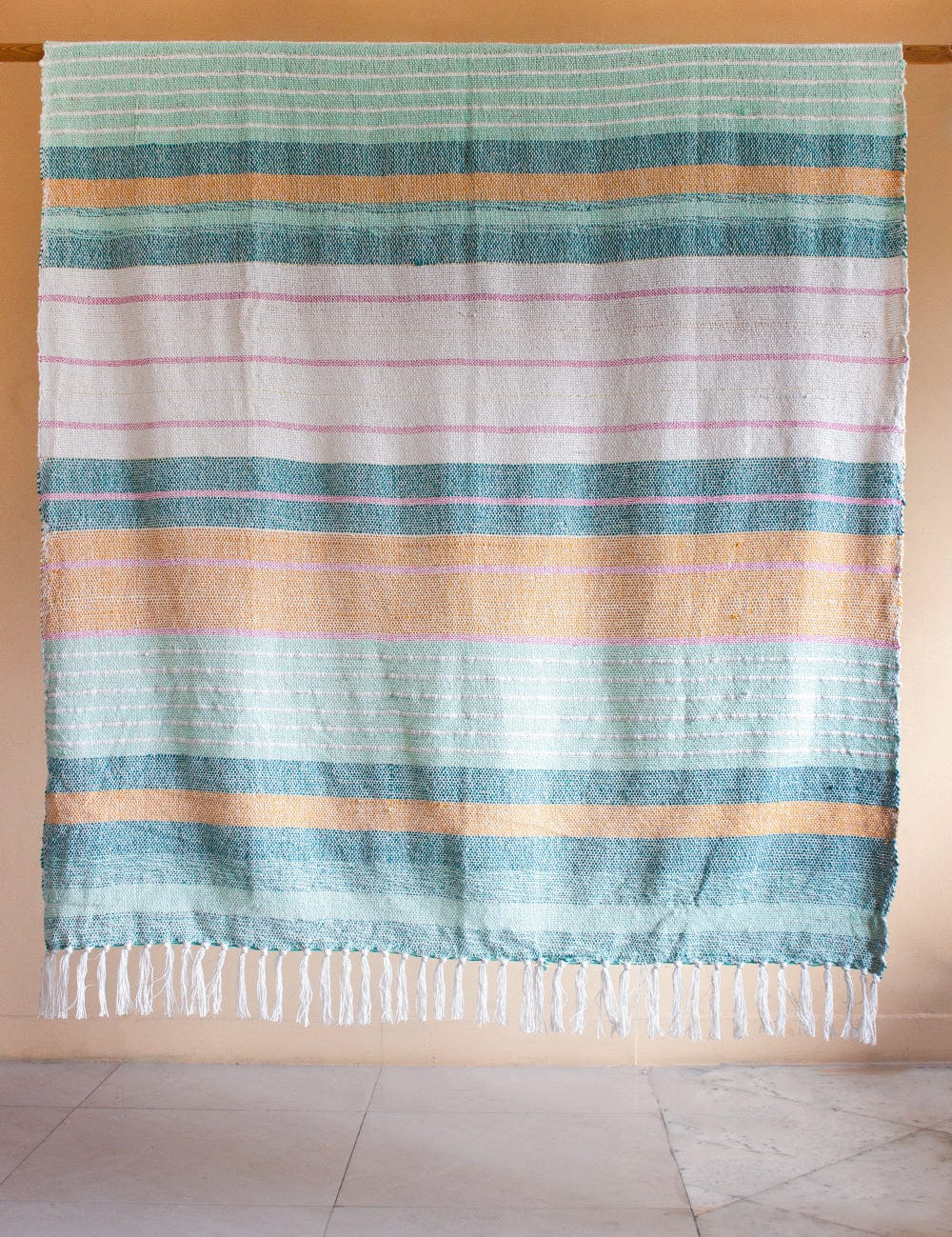 Throw Quill Woven Cotton Throw