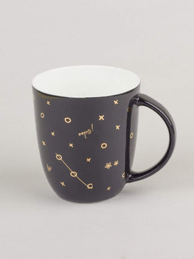 Tic Tac Toe Mug- Grey