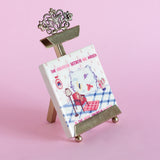 Unlikely Places Tile Decor with Stand
