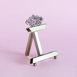 Unlikely Places Tile Decor with Stand