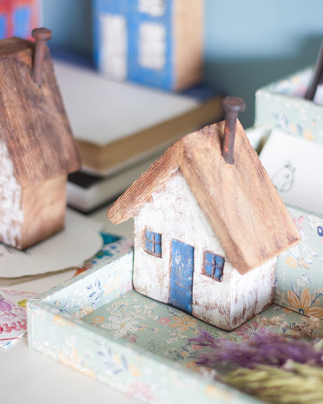 Tiny Homes Wooden Paperweight