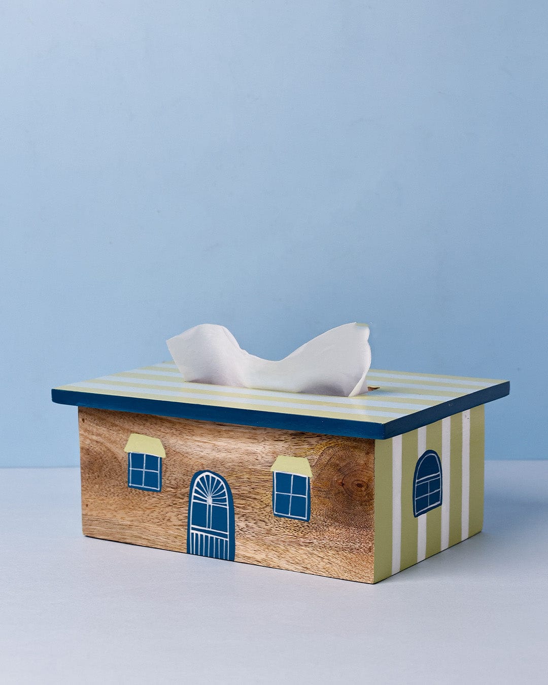 Townhouse Handpainted Tissue Box | The Wishing Chair