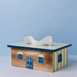 Townhouse Handpainted Tissue Box | The Wishing Chair