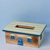 Townhouse Handpainted Tissue Box | The Wishing Chair
