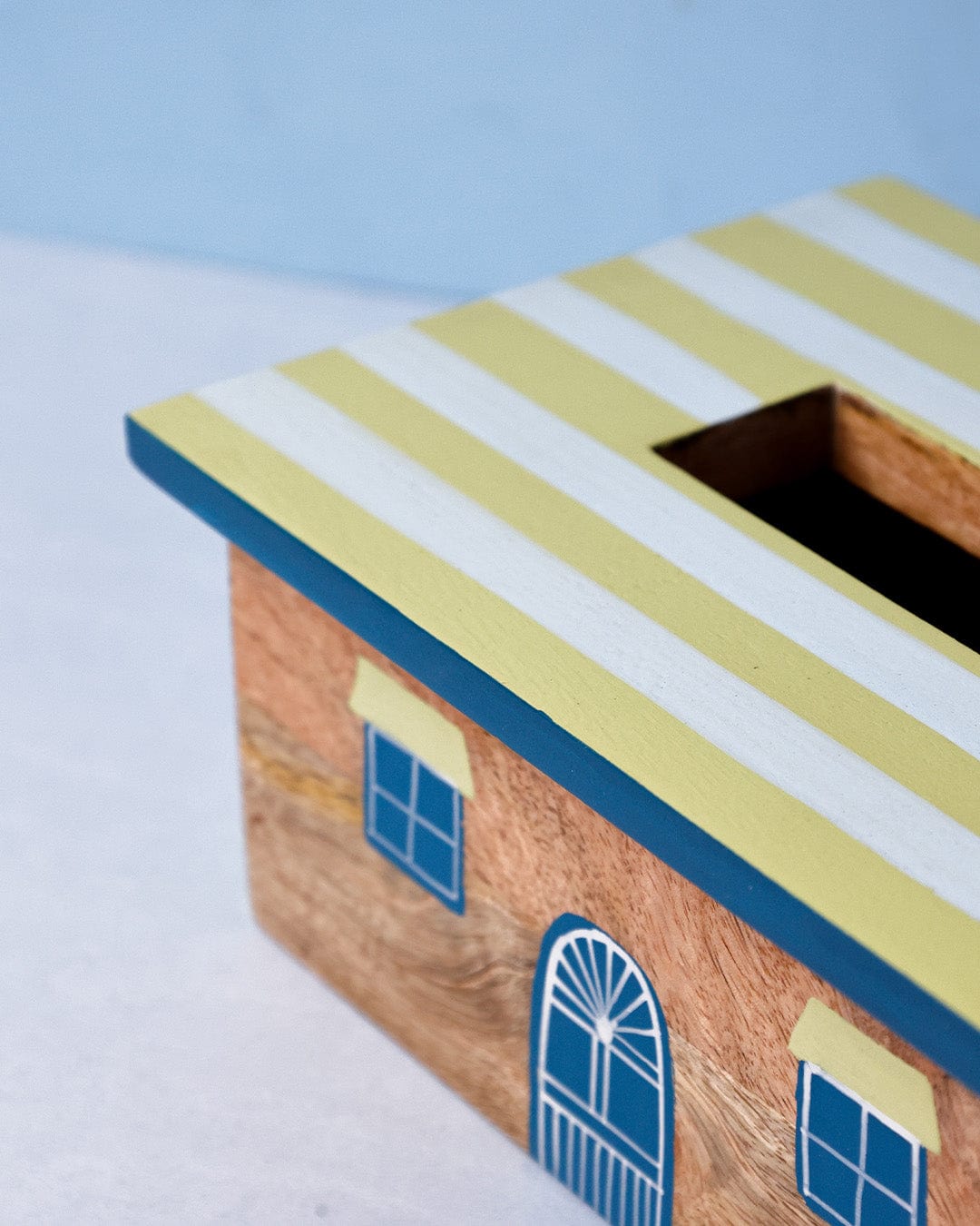 Townhouse Handpainted Tissue Box | The Wishing Chair