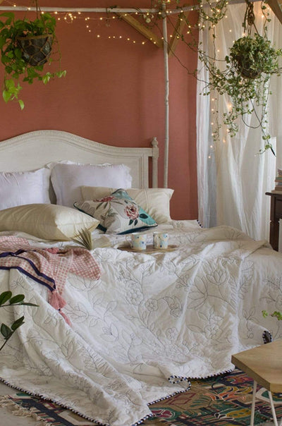 Trellis Quilted Bedcover