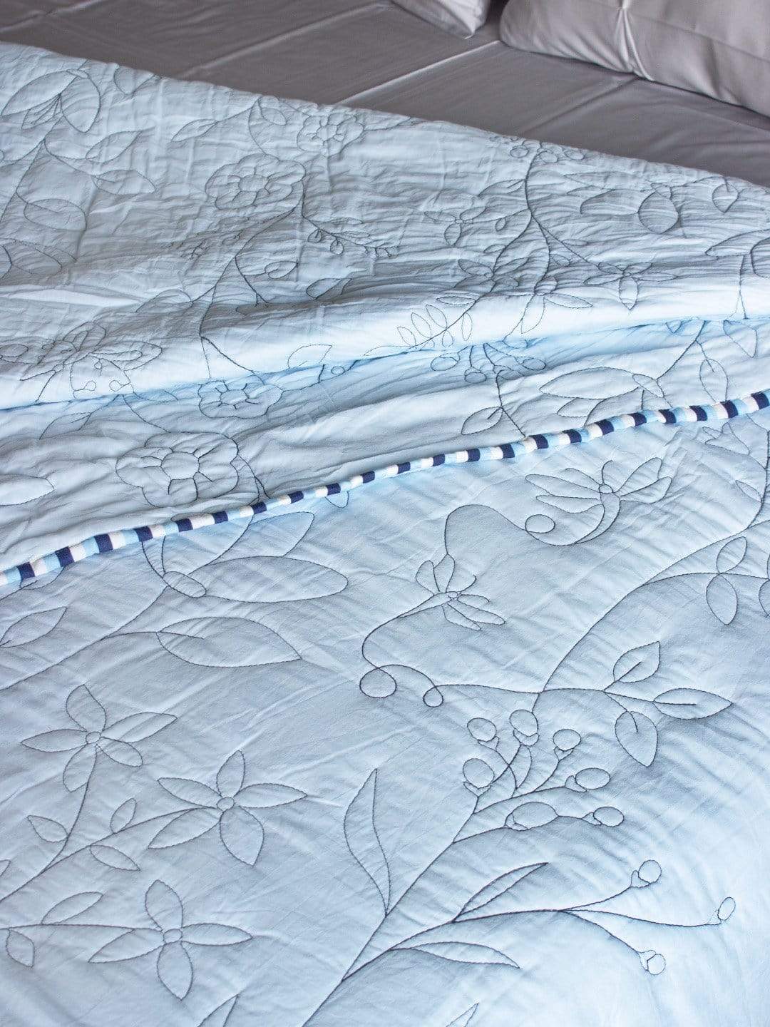 Trellis Quilted Bedcover