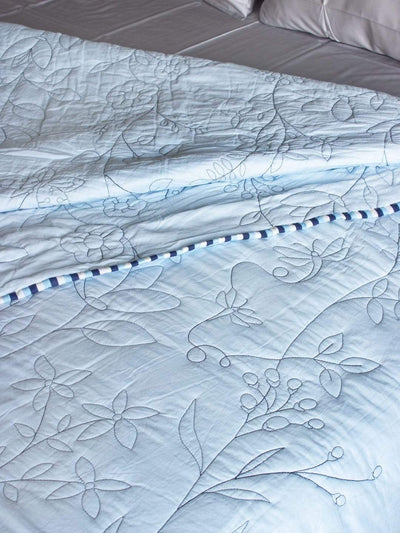 Trellis Quilted Bedcover