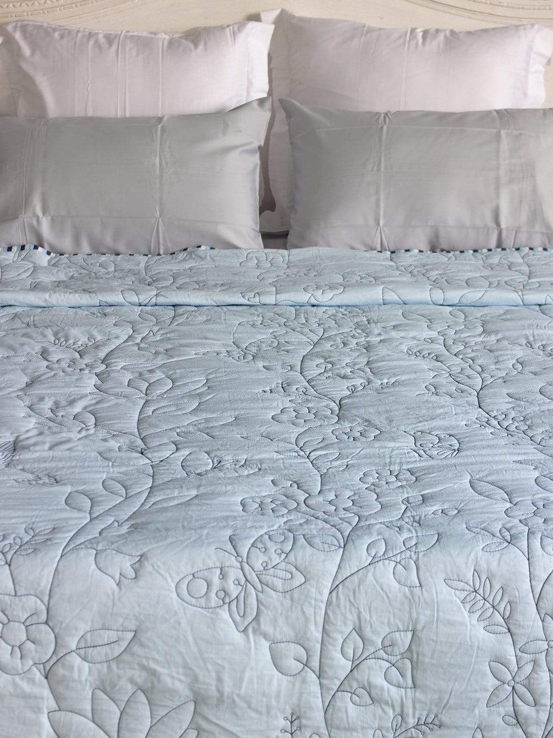 Trellis Quilted Bedcover