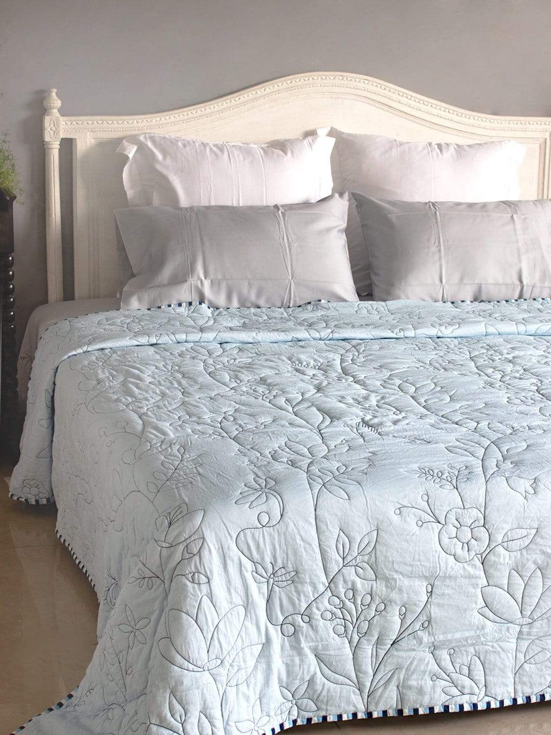 Trellis Quilted Bedcover
