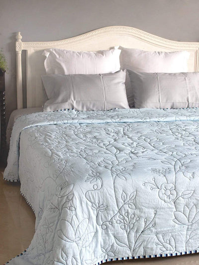 Trellis Quilted Bedcover