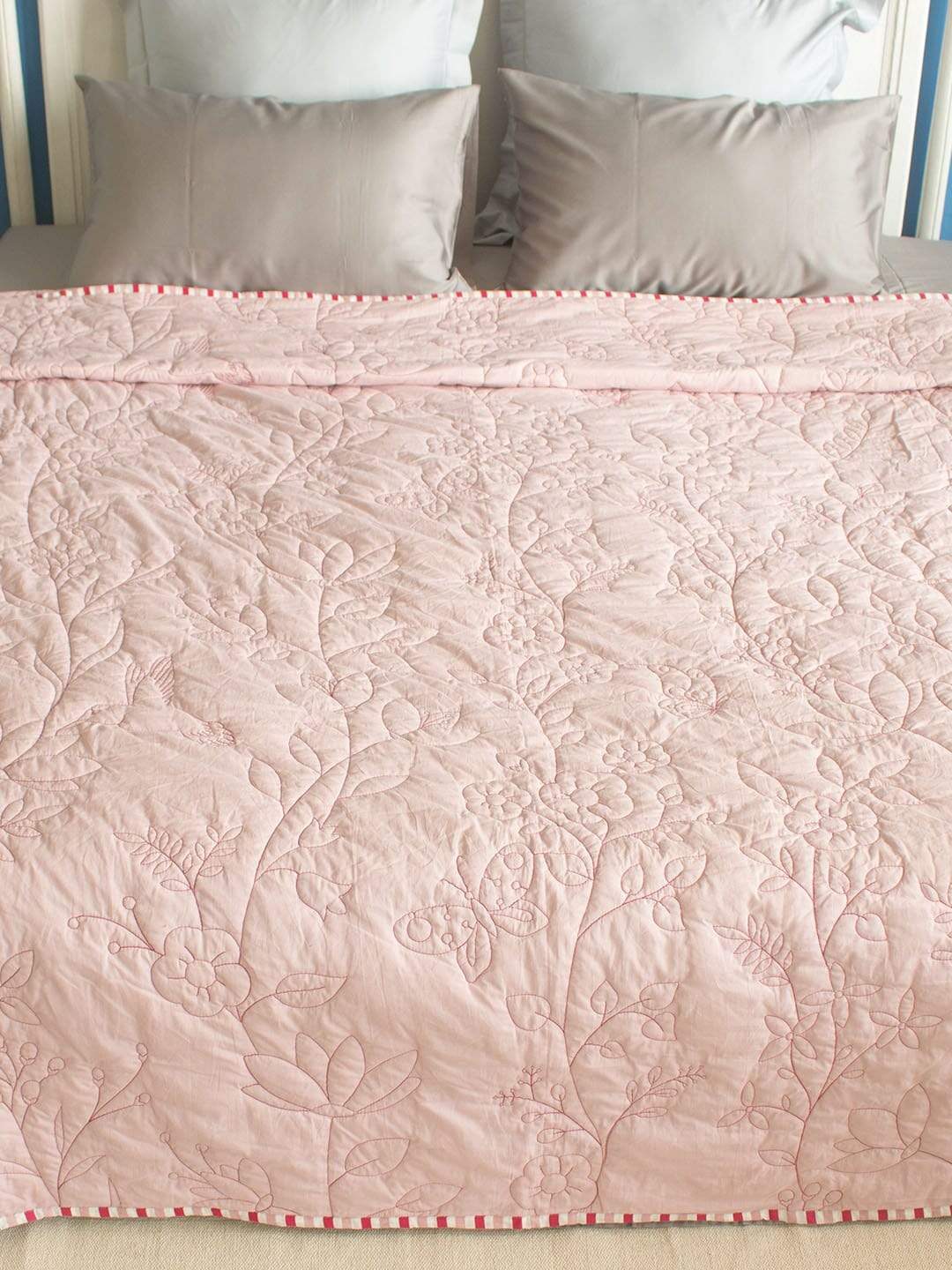 Trellis Quilted Bedcover