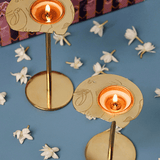 Tusk Tealight Holders with Stand Gift Box - Set of 2