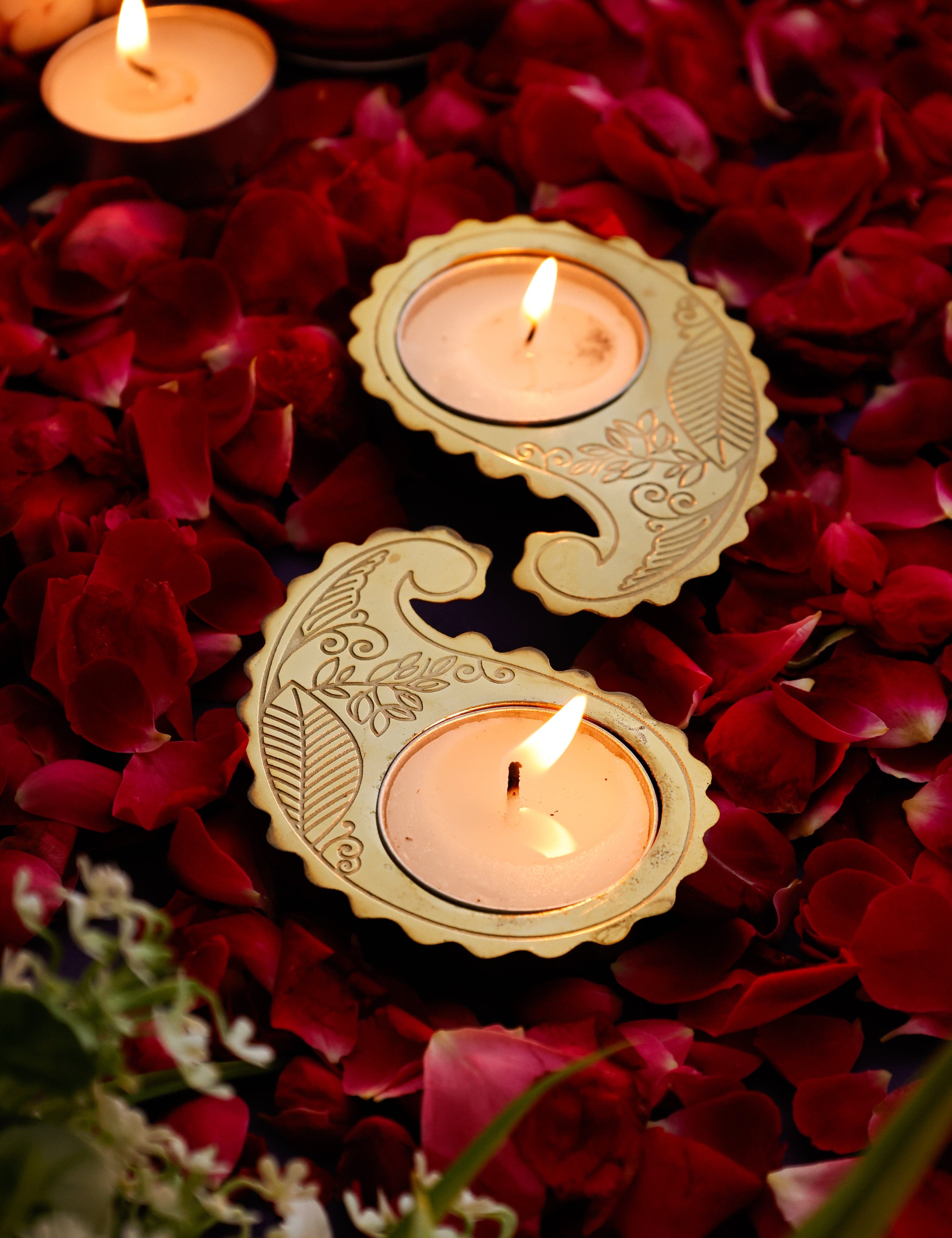Twirl Tealight Holders Gift Box - Set of 2