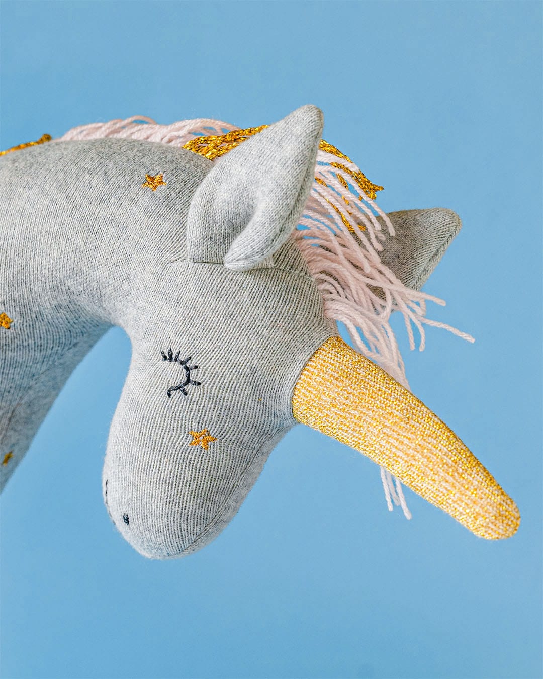 Unicorns Are Real Knitted Cotton Toy