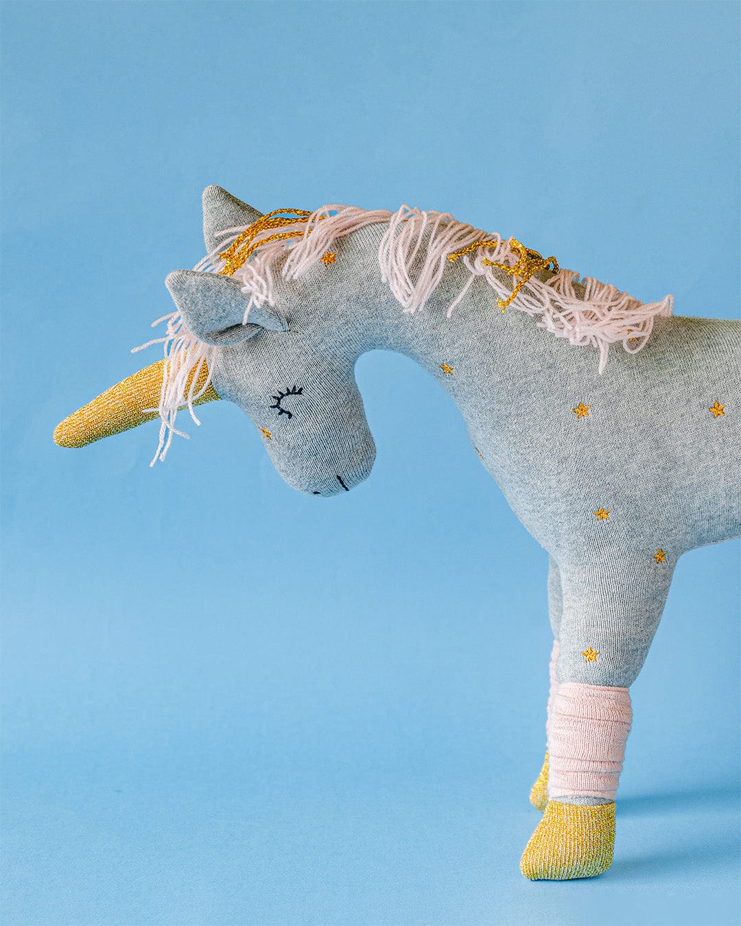  Unicorns Are Real Knitted Cotton Toy - Unicorns Are Real Knitted Cotton Toy - The Wishing Chair 