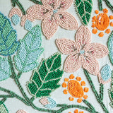  Valley of Flowers Hand Embroidered Beads Wall Décor - Valley of Flowers Hand Embroidered Beads Wall Décor - The Wishing Chair 