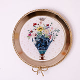 Vase Metal Wall Plate