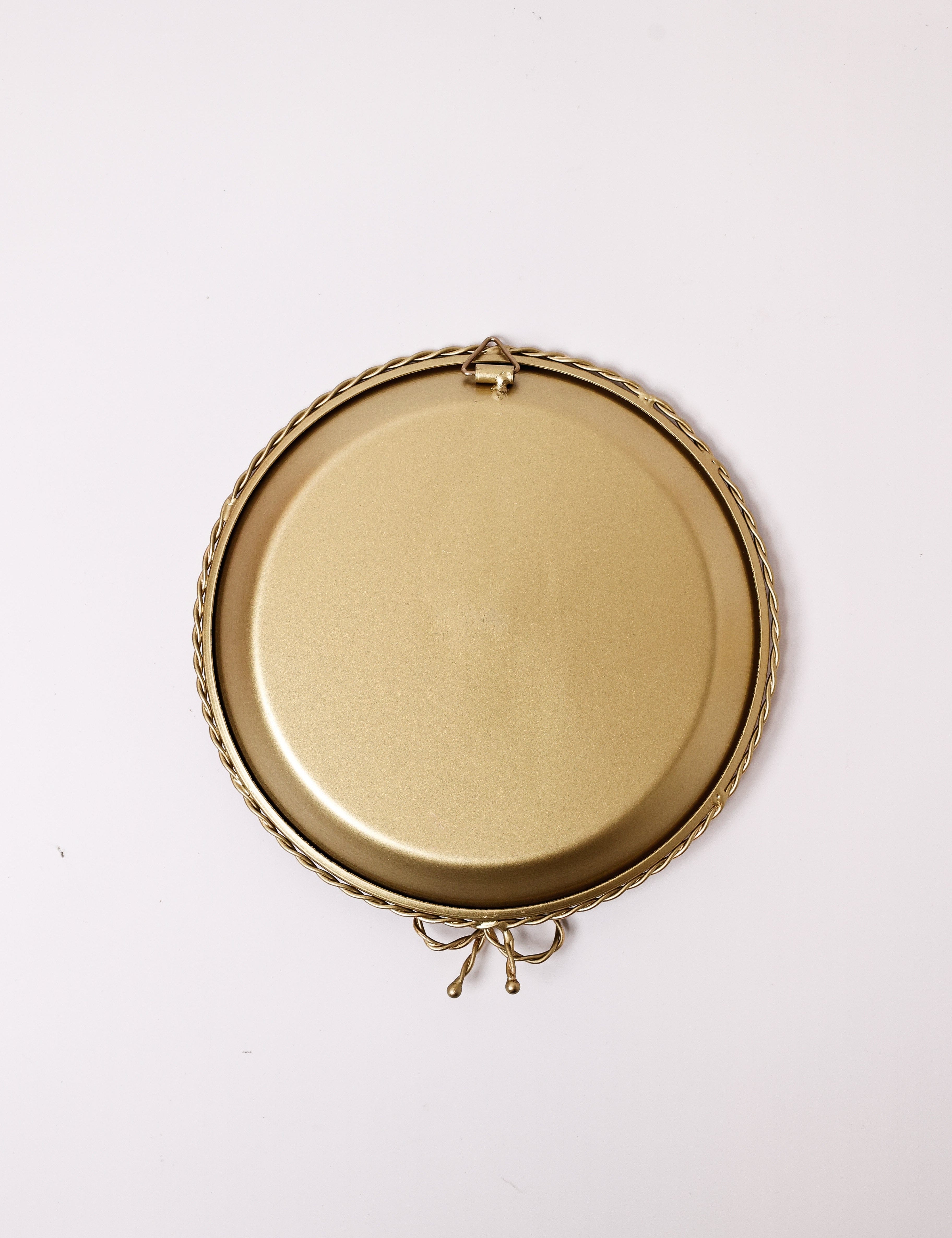 Vase Metal Wall Plate