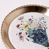 Vase Metal Wall Plate