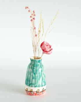 Vases & Planters Aron Handpainted Ceramic Mini Vase