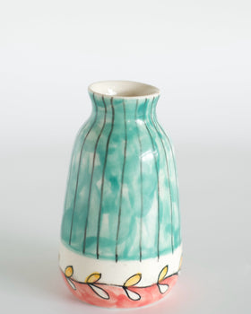 Vases & Planters Aron Handpainted Ceramic Mini Vase