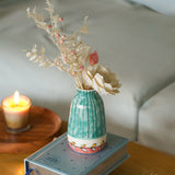 Vases & Planters Aron Handpainted Ceramic Mini Vase