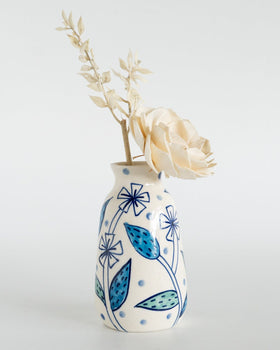 Vases & Planters Bella Handpainted Ceramic Mini Vase